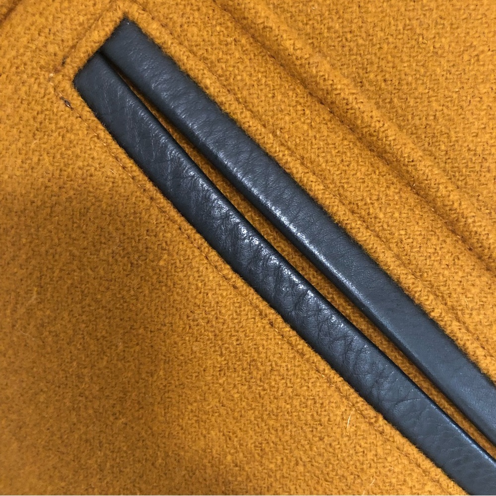 Sandro wool and leather bomber jacket - Picture 10 of 12